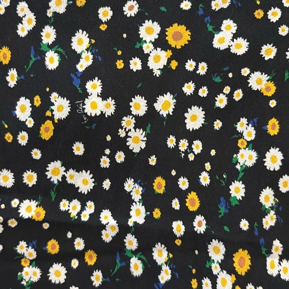 Lou Floral Black Maxi Silk Dress - Picture 11 of 14